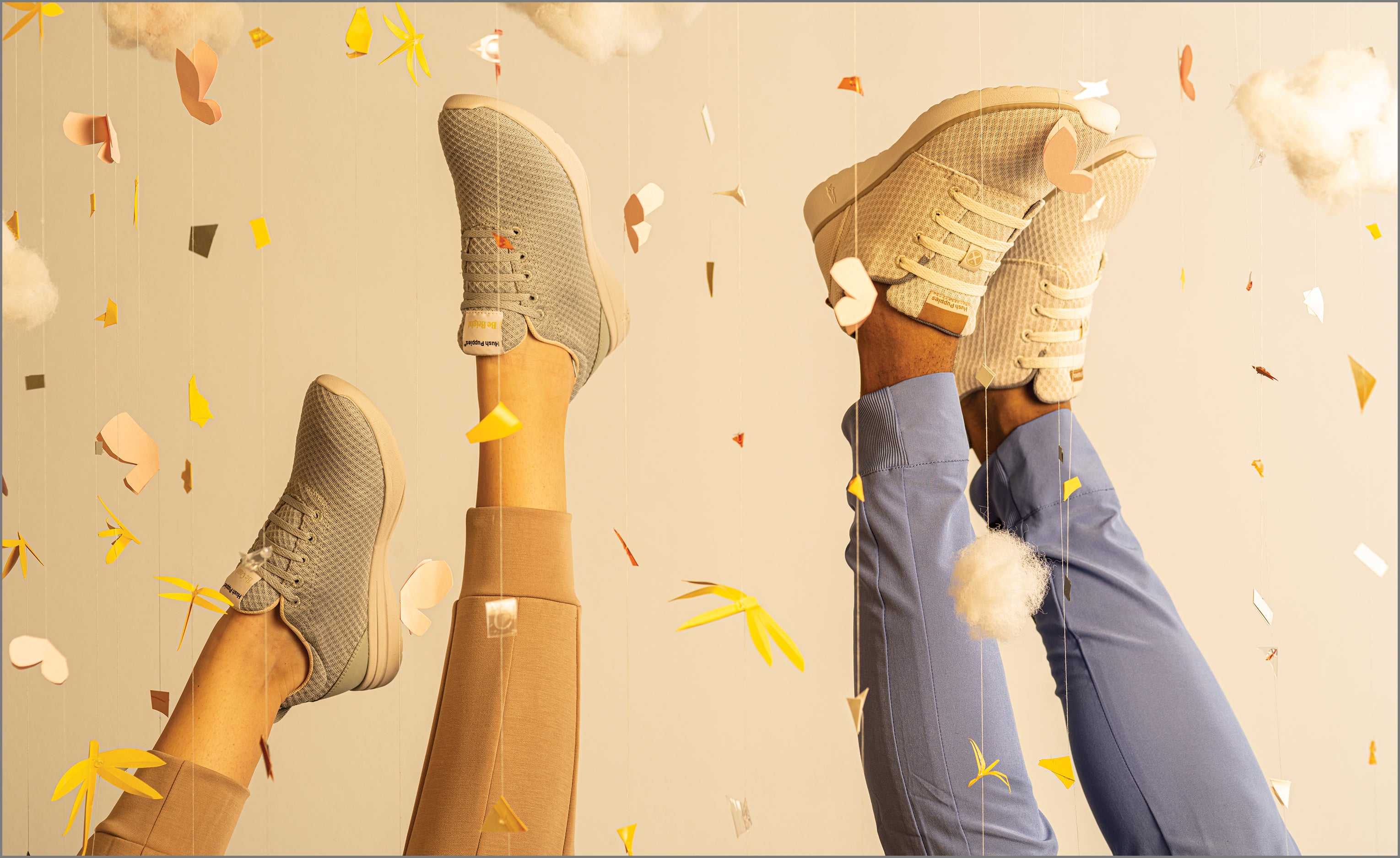 <h3 style = "display: flex; align-item: center; justify-content: center;">Hush Puppies introduces the most sustainable Shoes</h3>