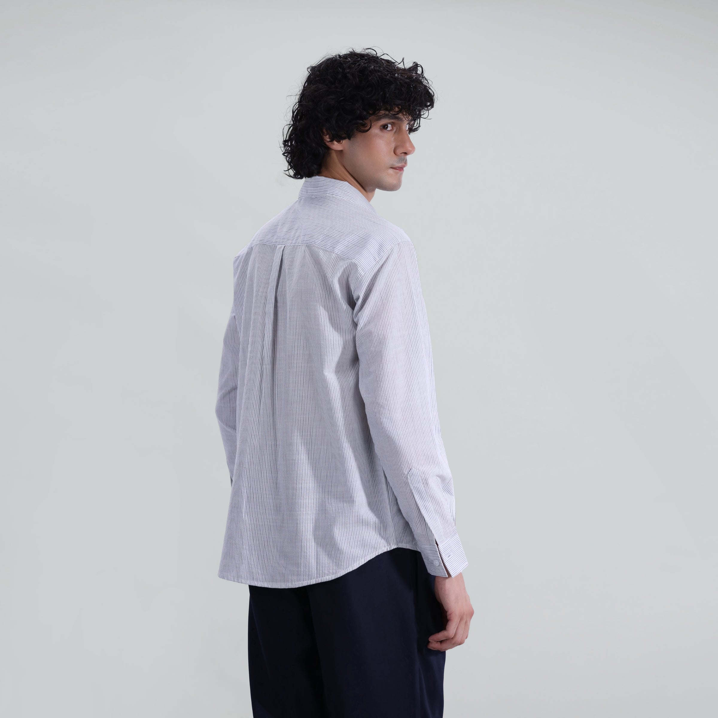 Slub Cotton Button Down