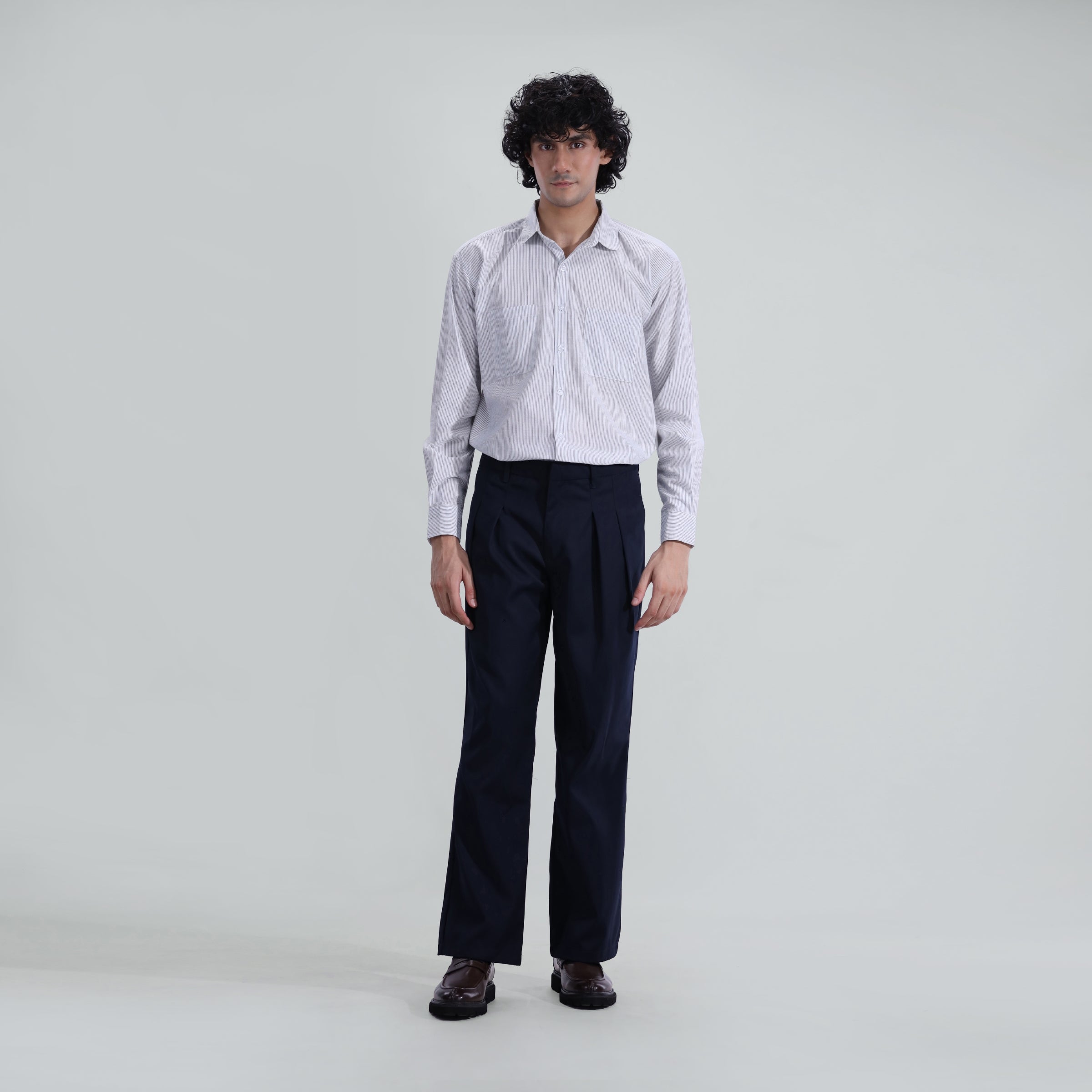 Pleated Flare Pant