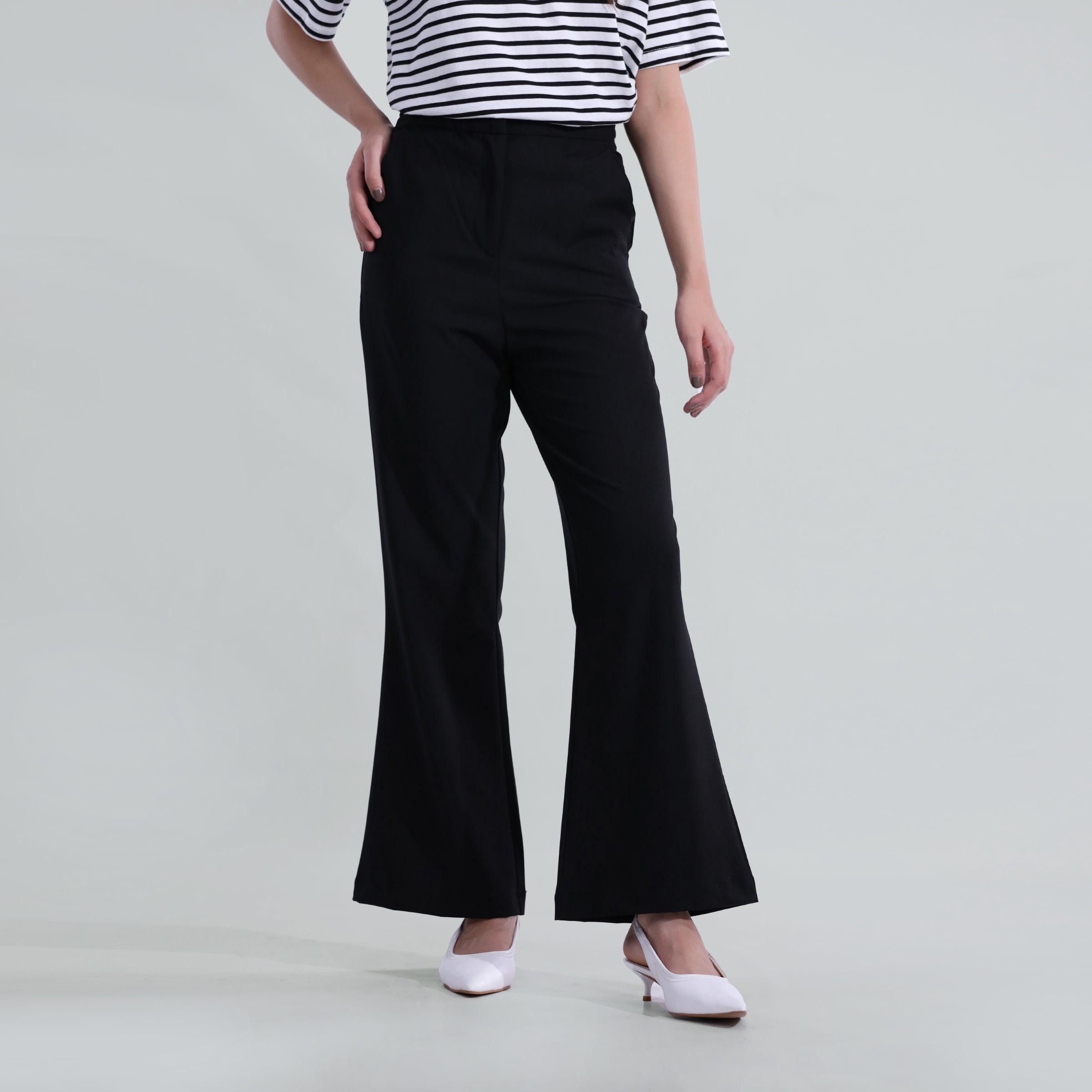 Tailored Bell Bottom Pants
