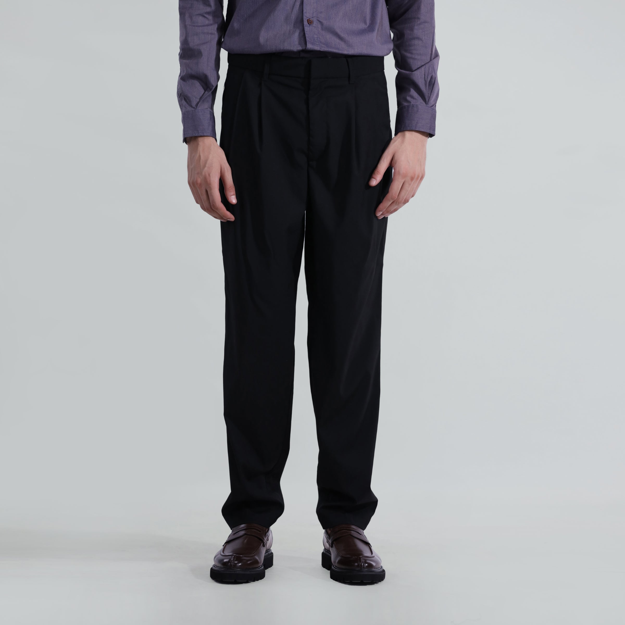 Pleated Regular Fit Trouser