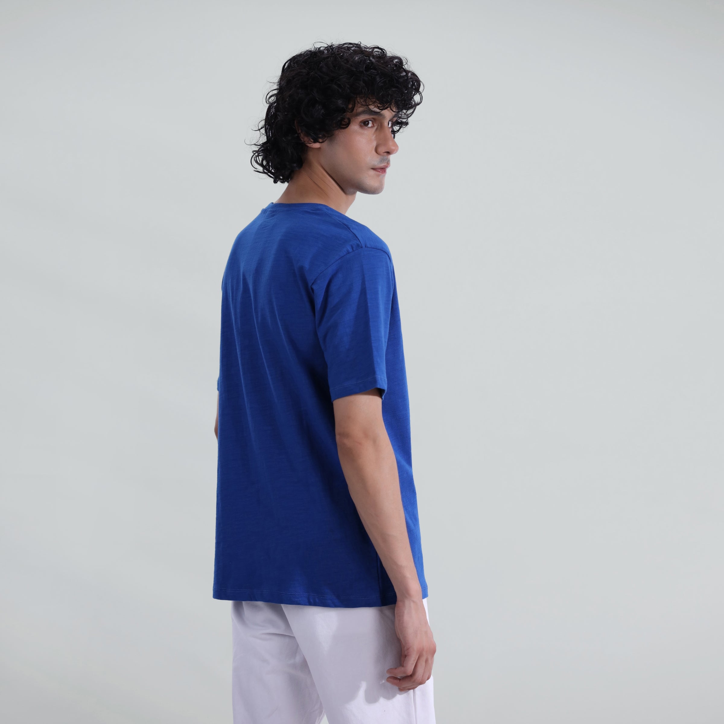 Slub Embroidered Tee