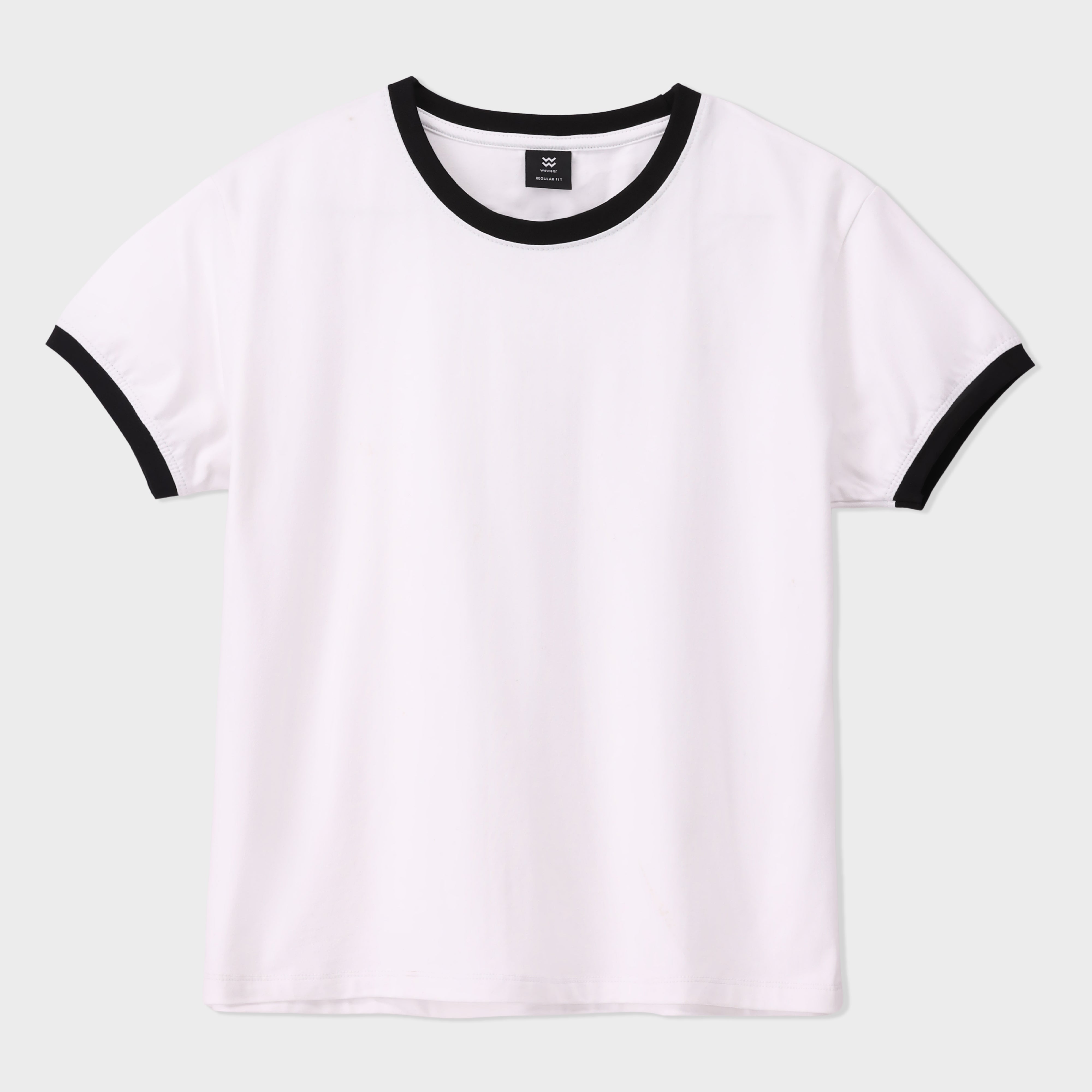 Contrast Rib Tee