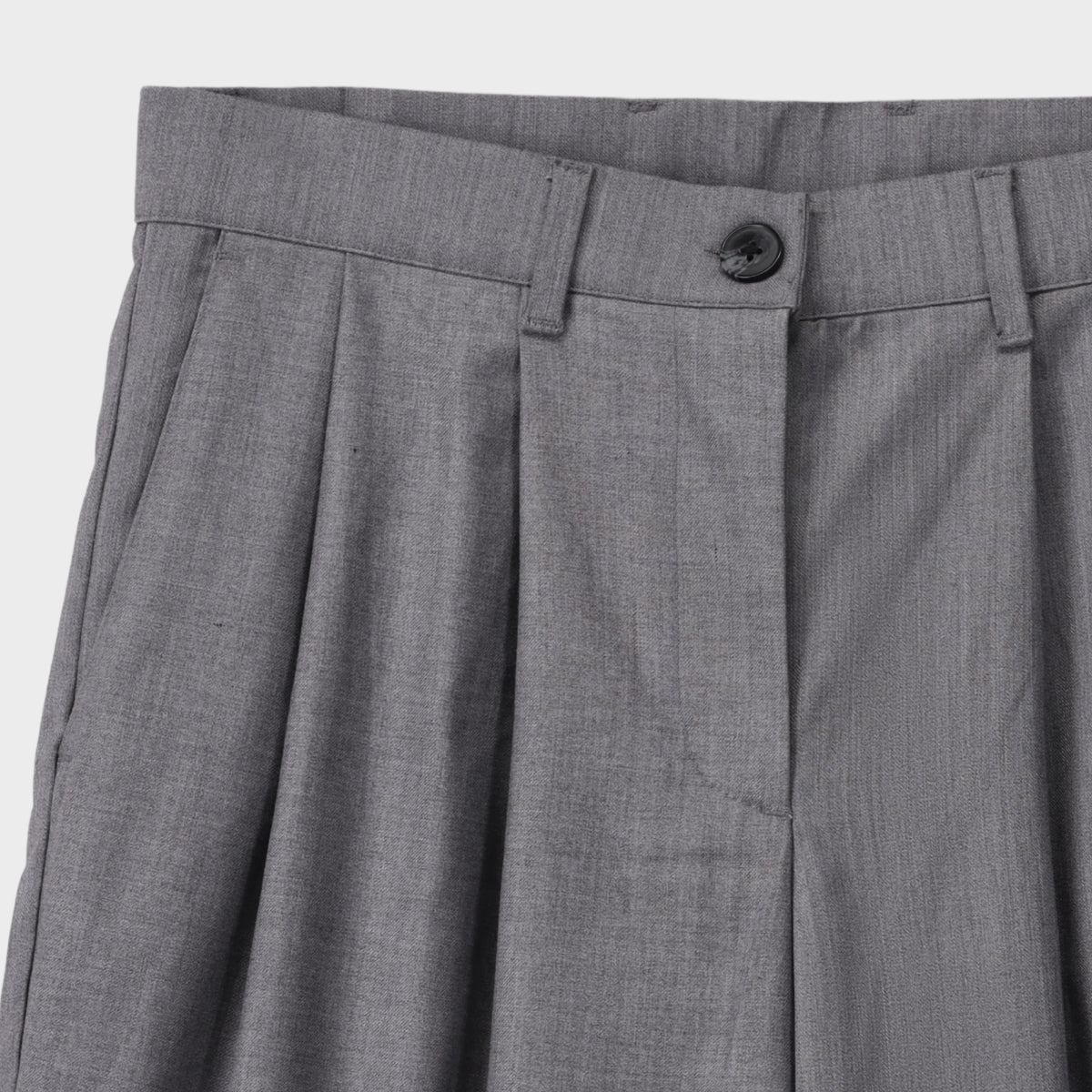 Tailored Wide Leg Pleated Trouser