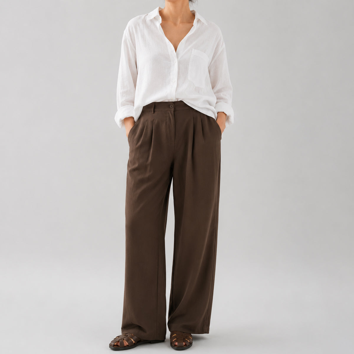 Cottonello Brown Trouser