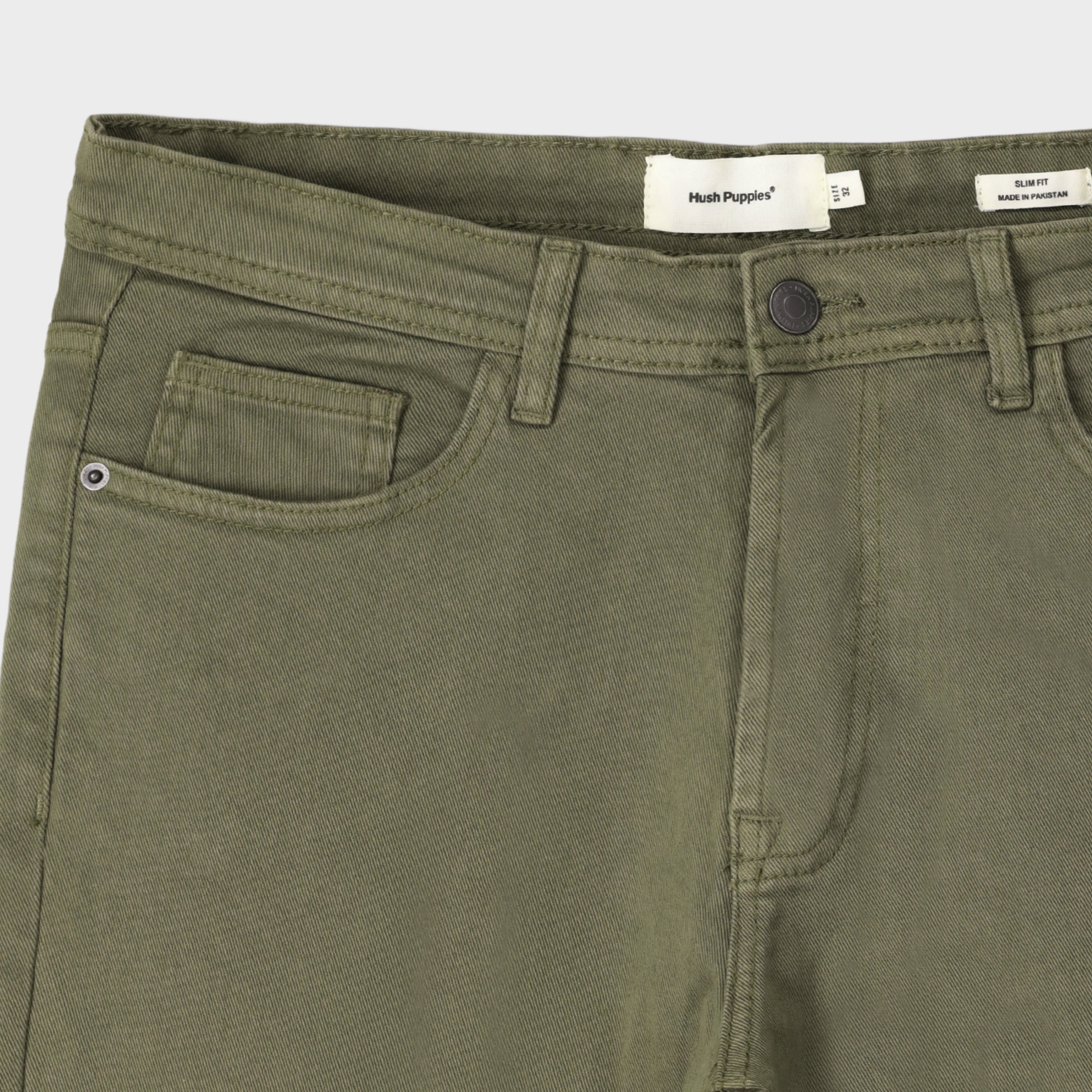 5 Pockets Cotton Pants - HAWM7230001