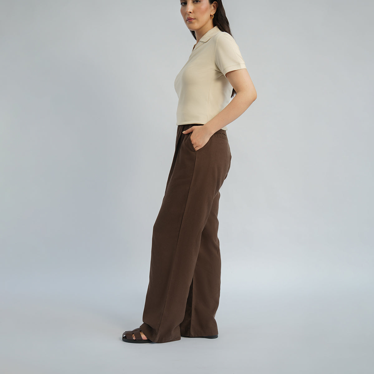 Cottonello Brown Trouser