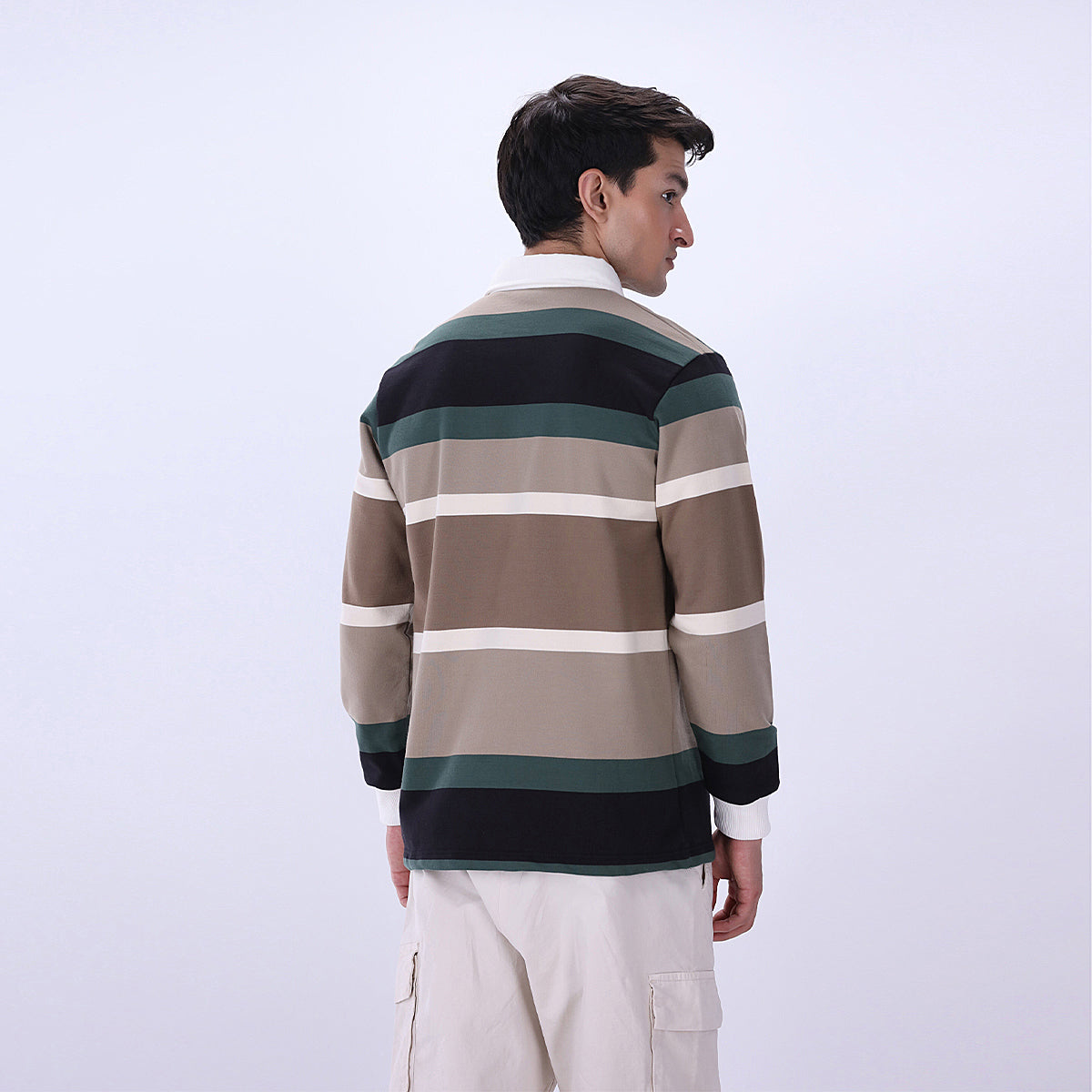 Yarn dyed Rugby Polo