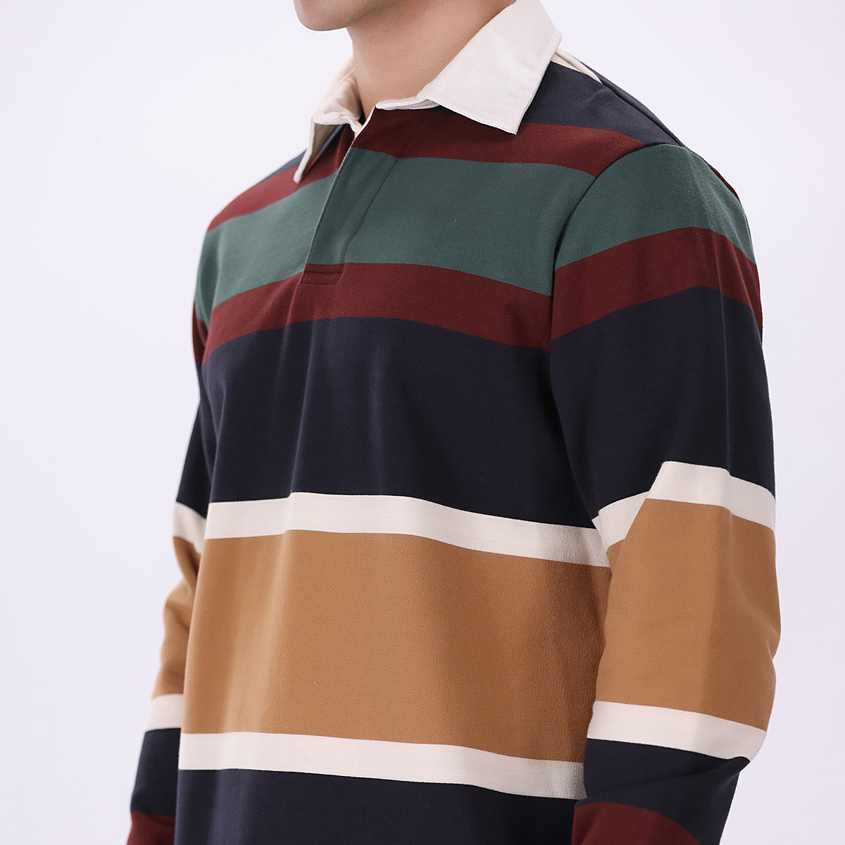 Yarn dyed Rugby Polo