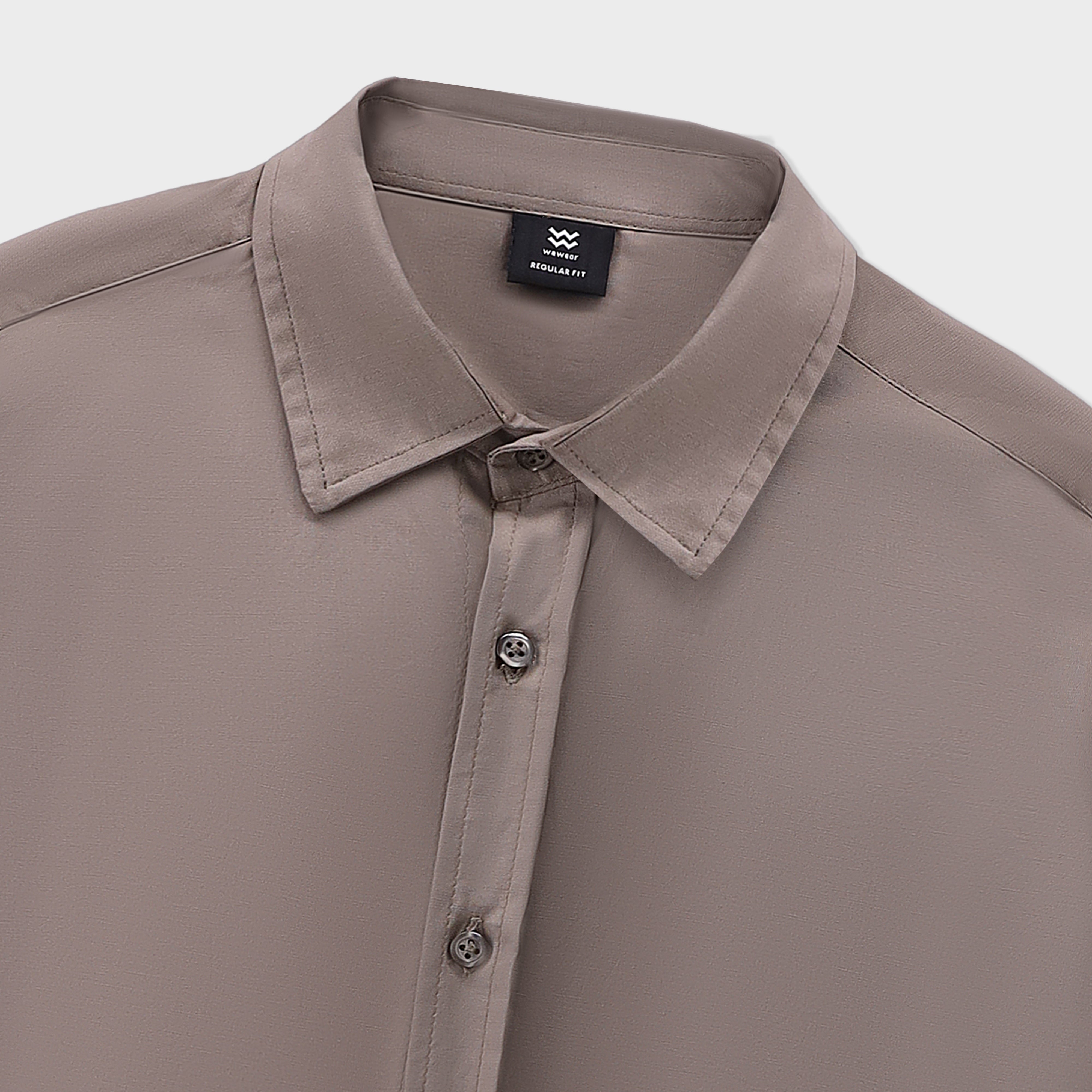 Solid Regular Fit Shirt