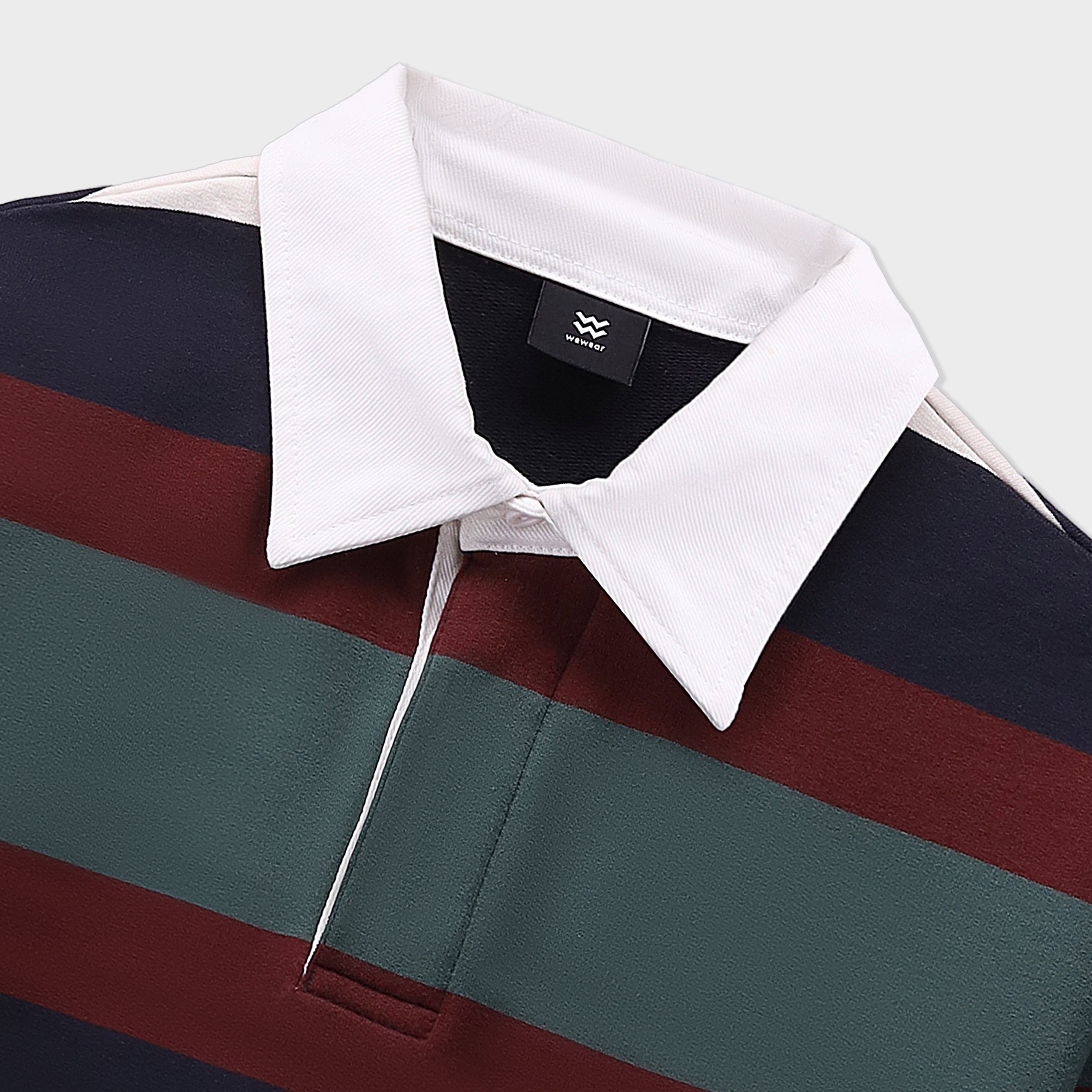 Yarn dyed Rugby Polo