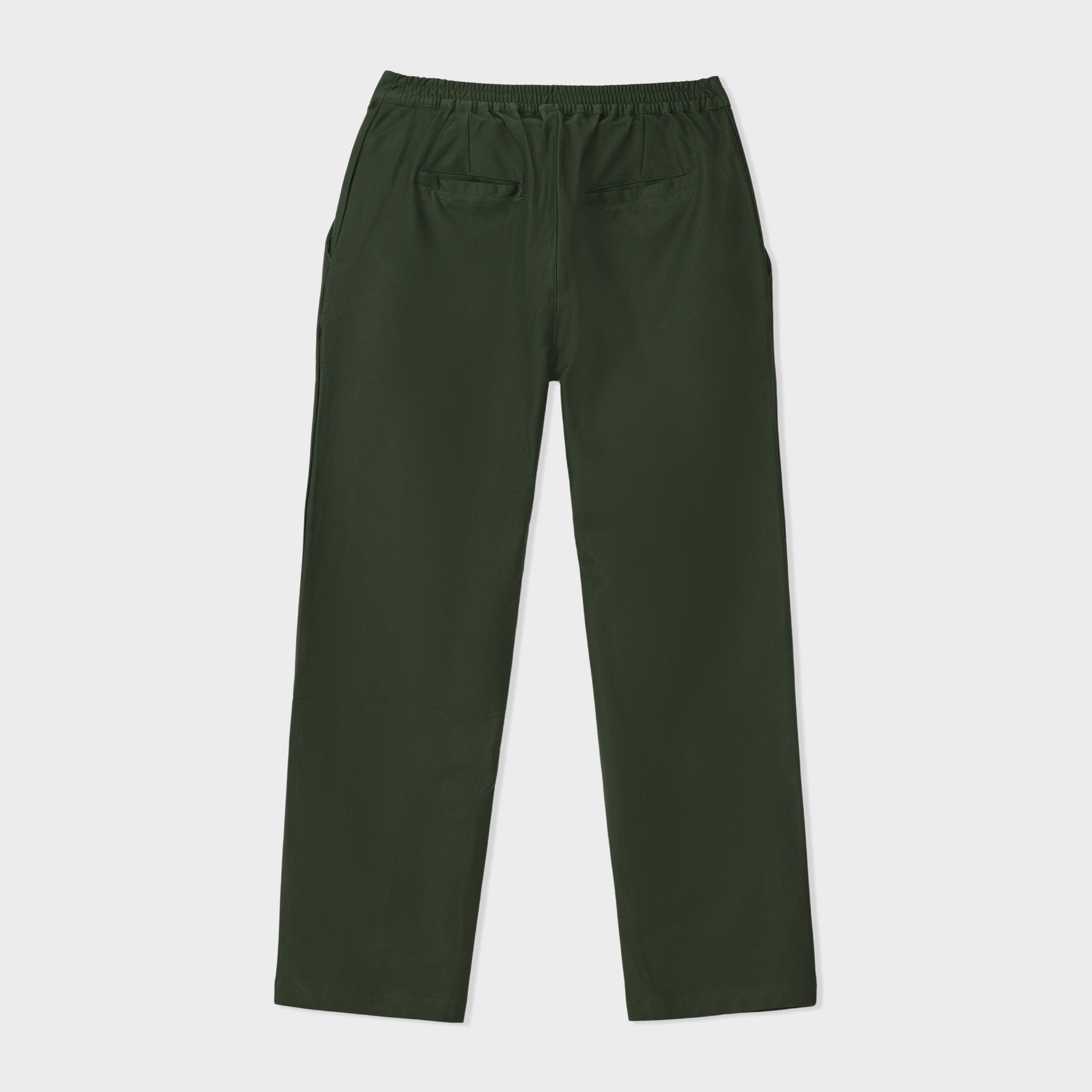 Twill Terry Pleated trouser