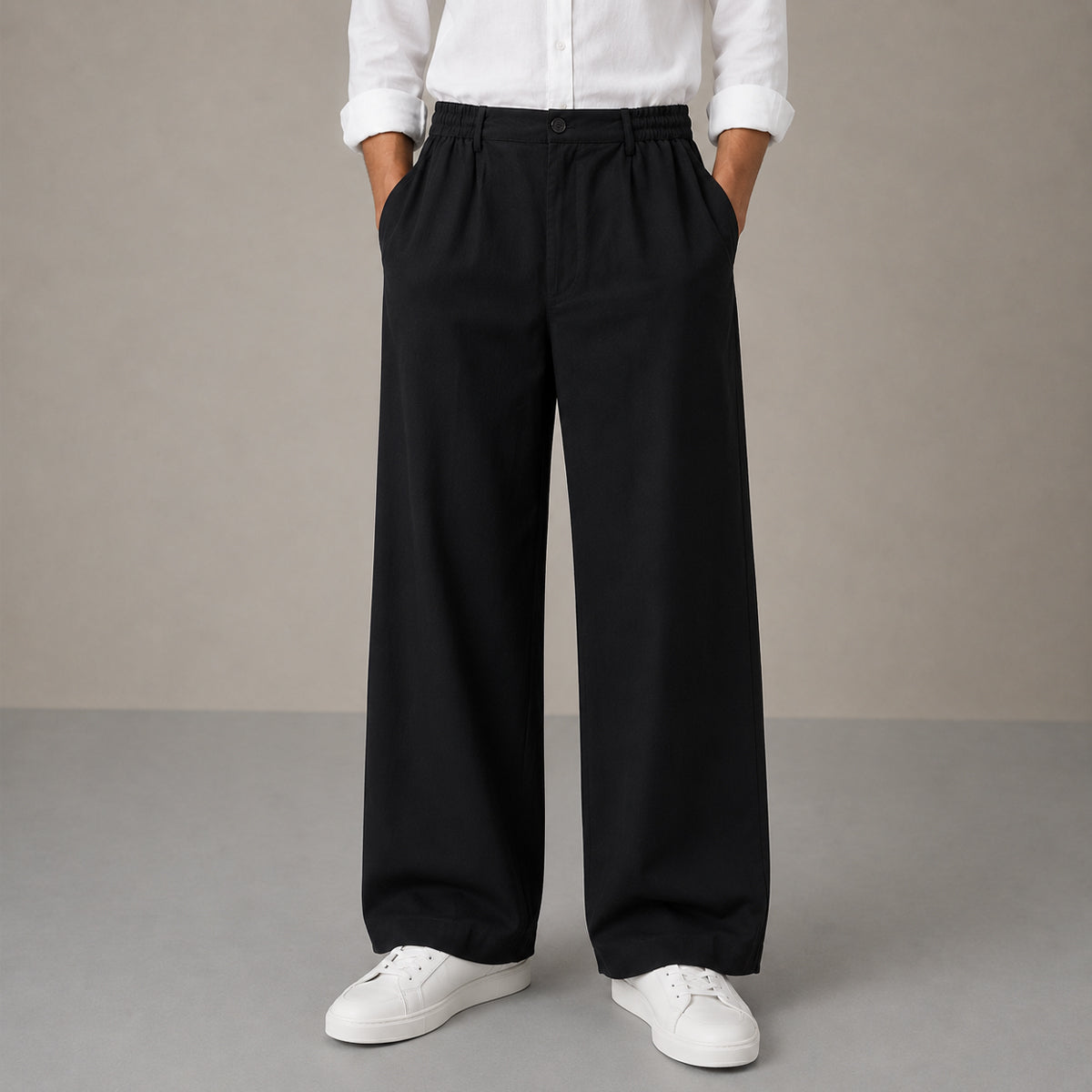 Cottonello Pleated Pant