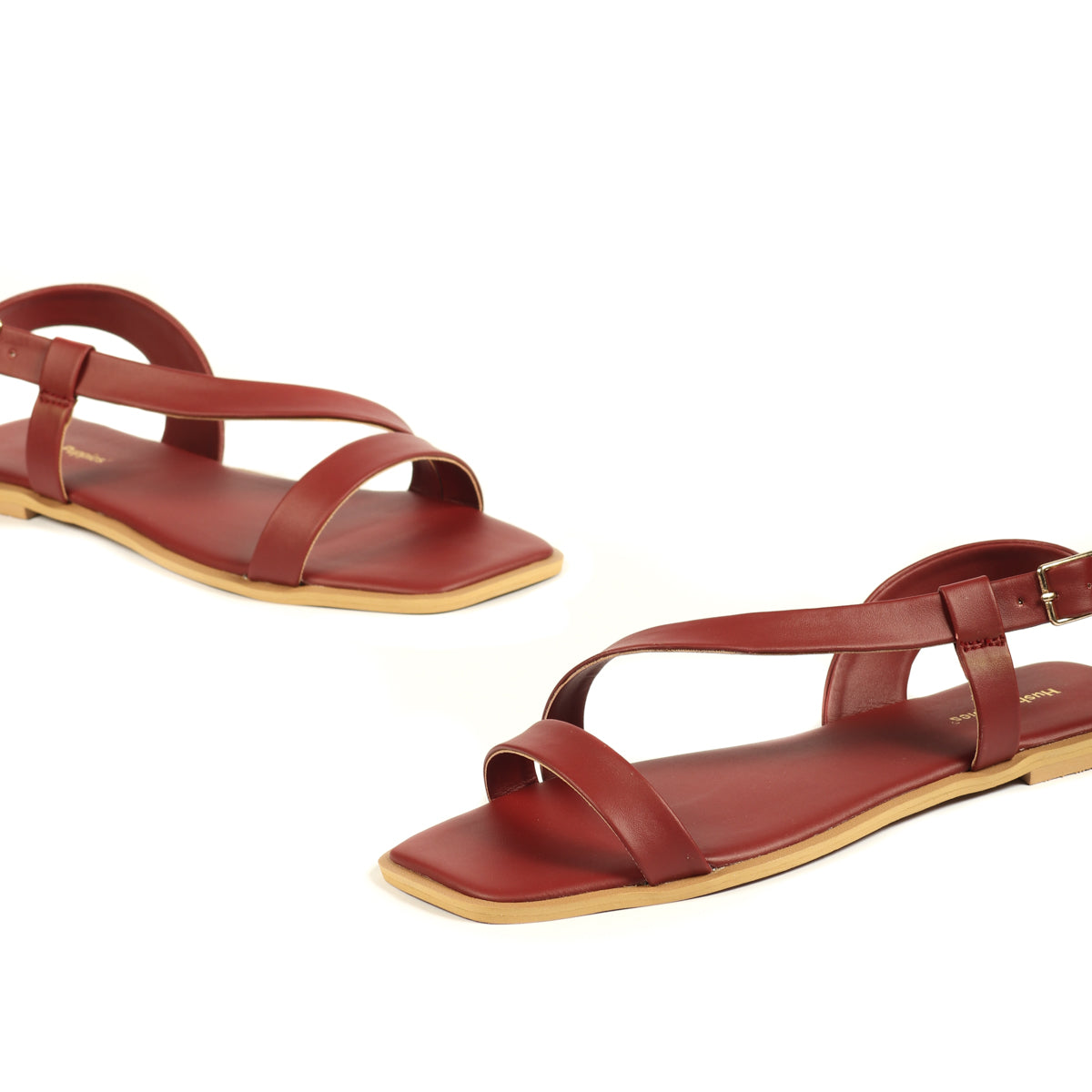 Ajio Womens Red Flat Sandals Ajio Girls Red Flat Shoes Shop