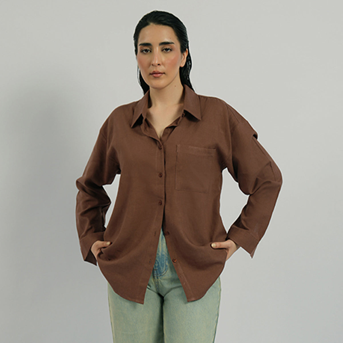 Cottonello Regular Brown Shirt