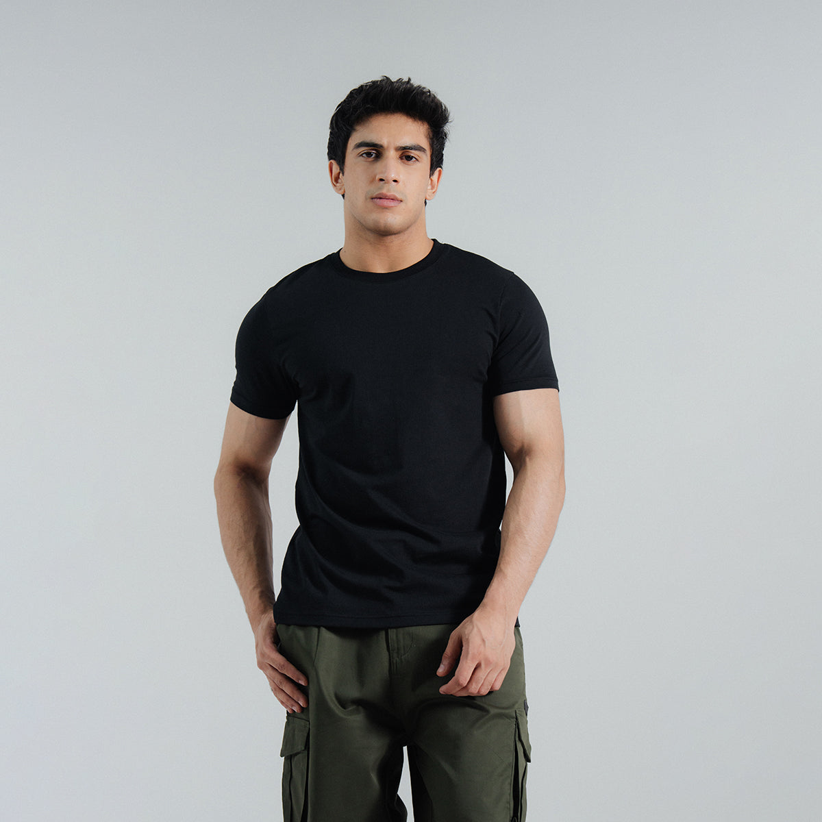 Lycra Jersey Regular Fit Tee