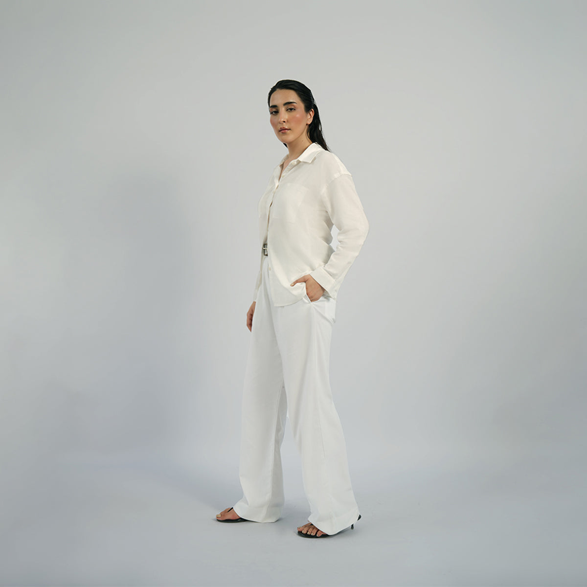 Cottonello Pleated Pants