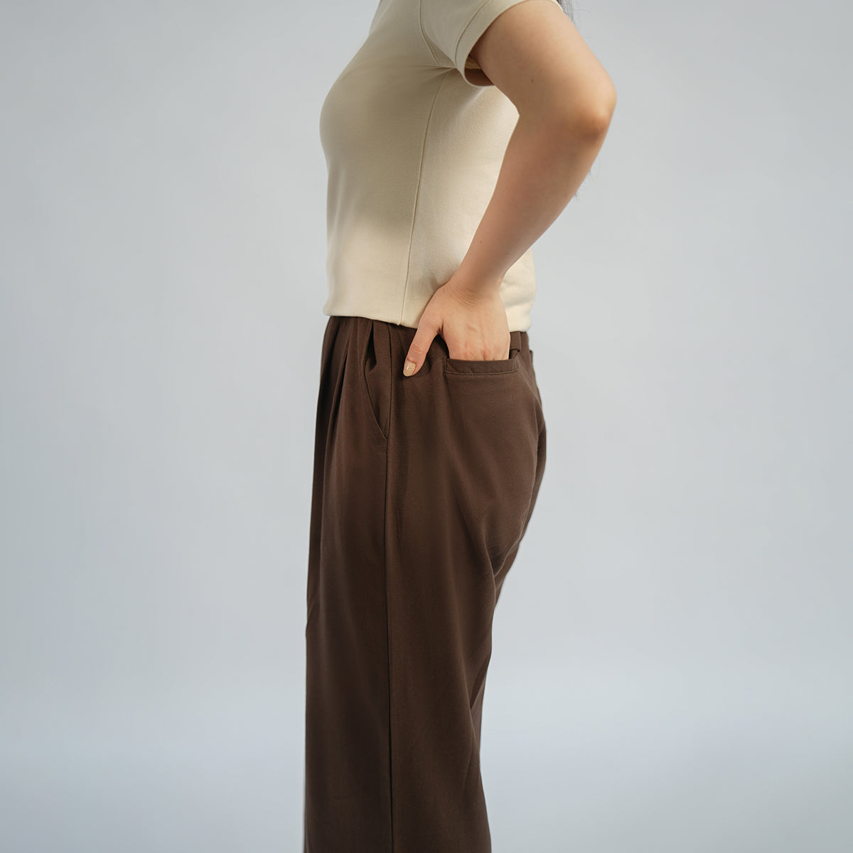 Cottonello Brown Trouser