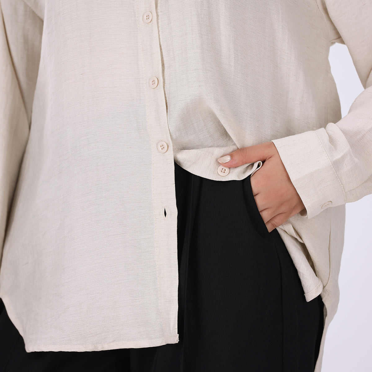 Concealed Belt Tailored Pant