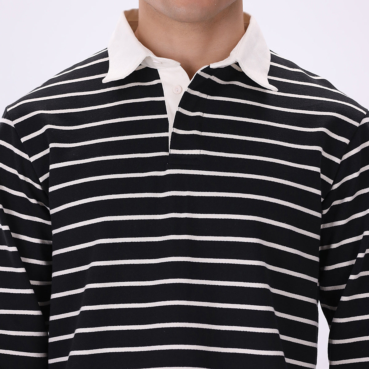 Yarn dyed Rugby Polo