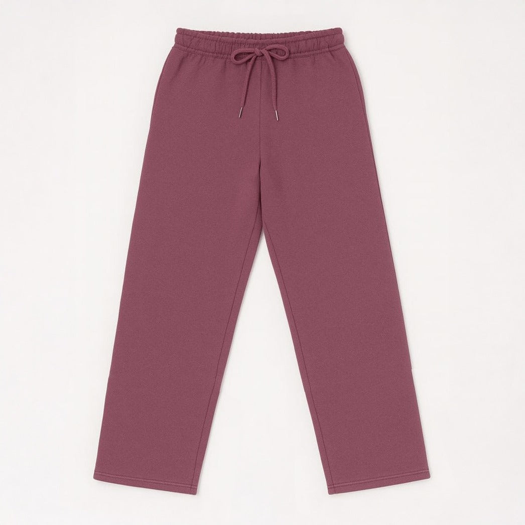 Butter Fleece Wide Leg Trouser
