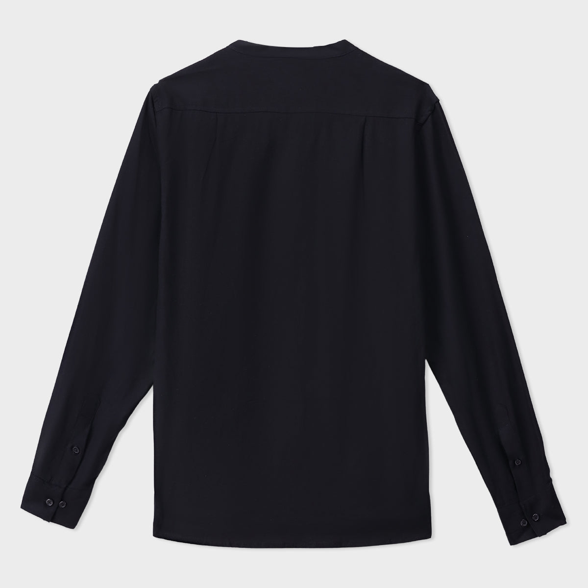 Cottonello Ban Collar Shirt