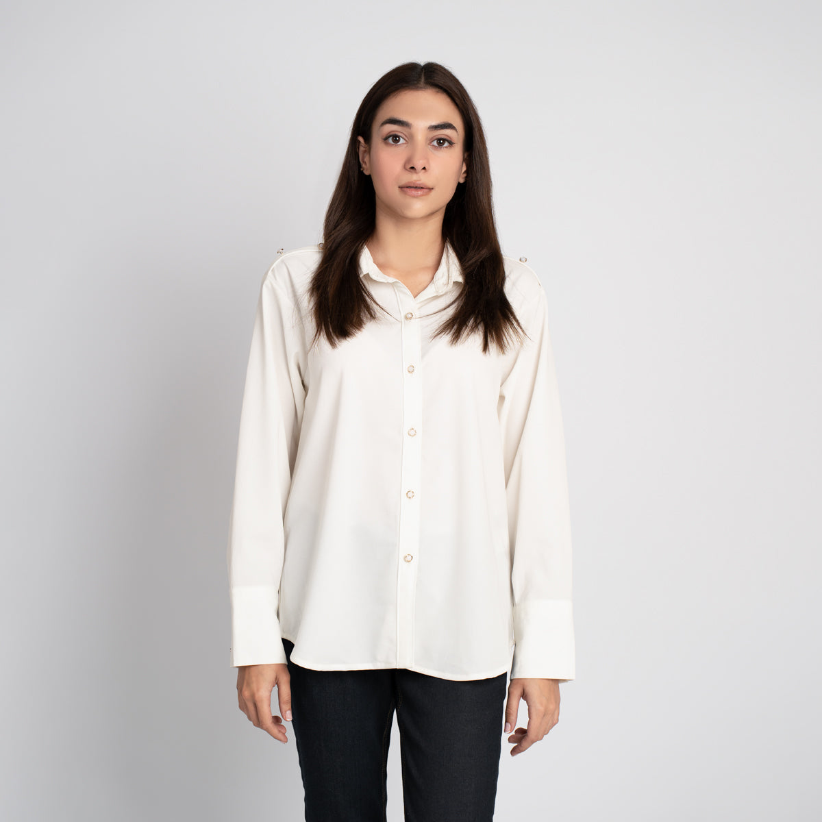 Georgette Regular Shirt - HSSW3230016