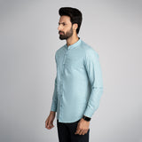 Linen Plain Slim Shirt - HSSM3230005