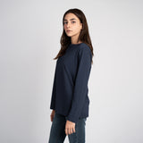 Full Sleeve Boat Neck T Shirt - HSSW1230001